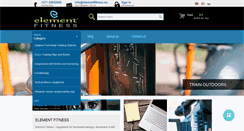 Desktop Screenshot of elementfitness.eu